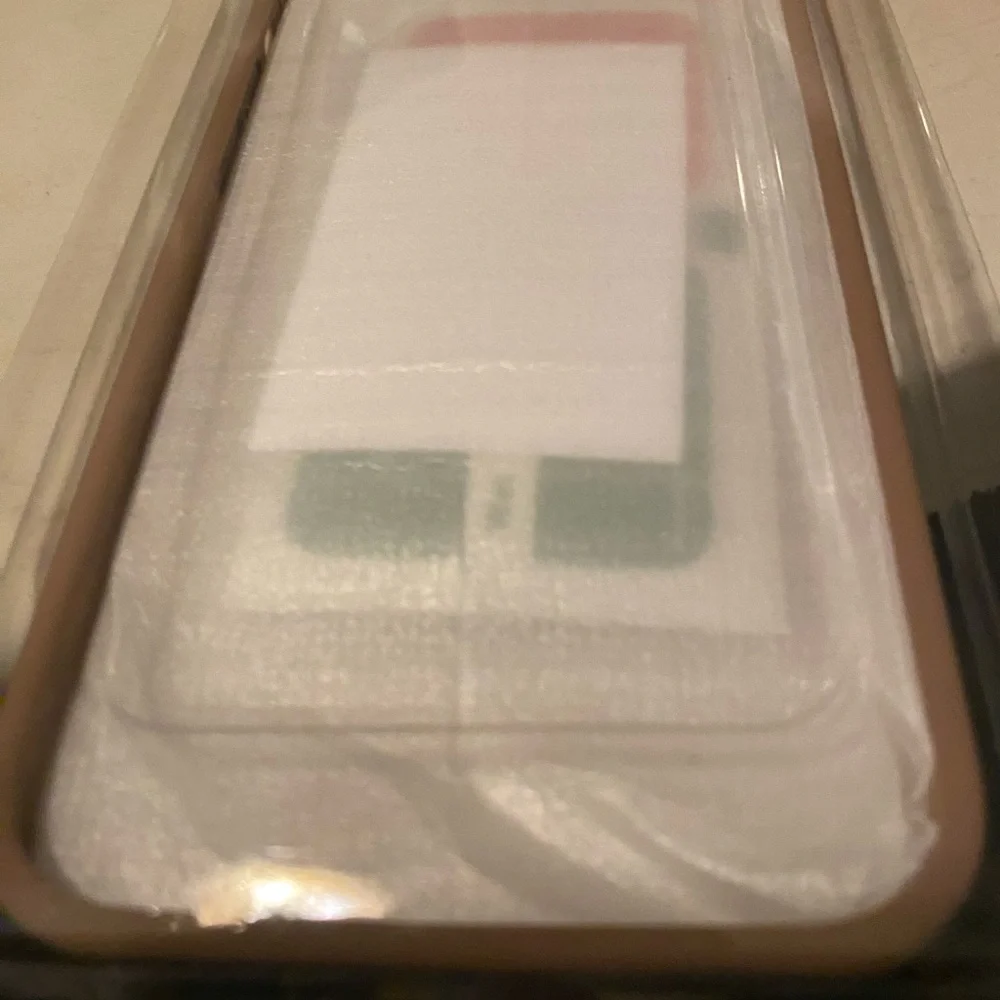 IPhone 12-14 Pro cell phone,soft case cover,taupe color w/ screen protector